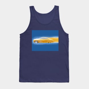 Flamed Golden Merc Tank Top